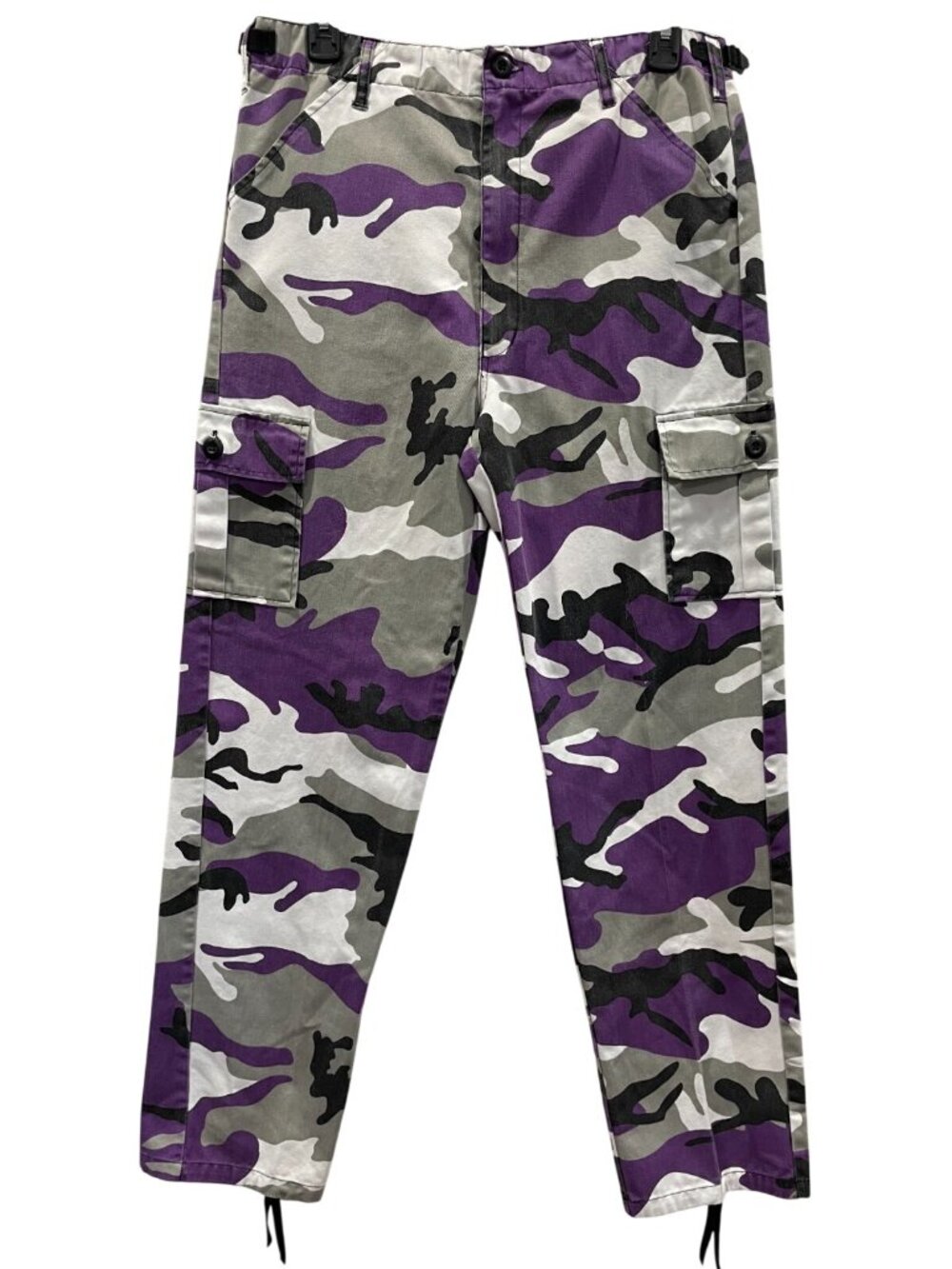 Rothco BDU Cargo Pants Purple Black Camo Boys XL Military Tactical Hunting Sport
